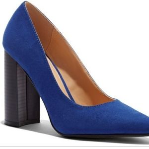 NY&Co Ming Blue block heel pumps